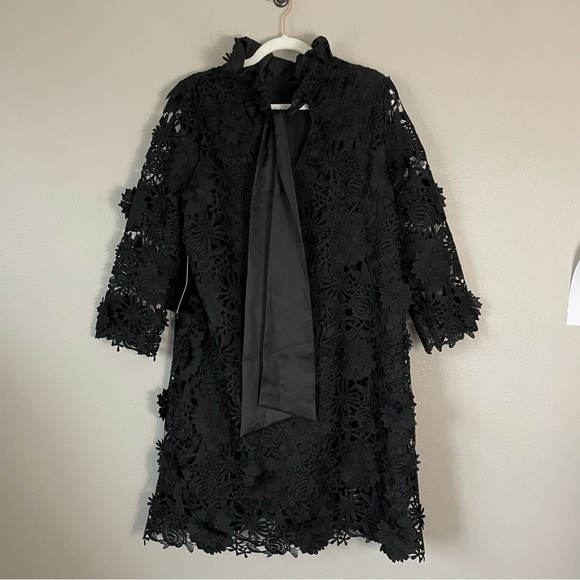 New with Tags!! Gorgeous! Tuckernuck Guipere Lace Black Daphne Dress- XLarge - Picture 10 of 12